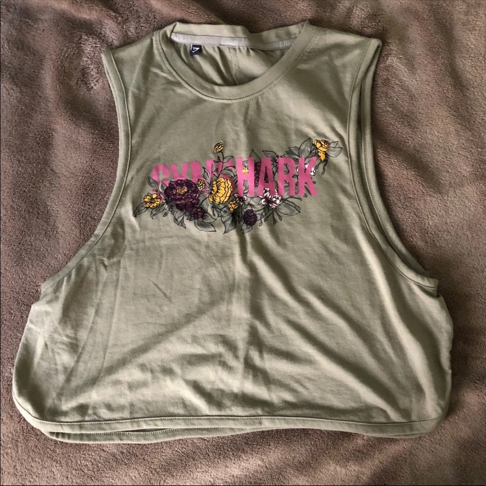 Gymshark Graphic Floral Cropped Tank